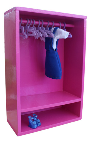 Closet Artesanal P/ Muñecas Escala 1/6