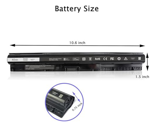 Batería De 40wh M5y1k 14.8v Para Dell Inspiron 14 15 17