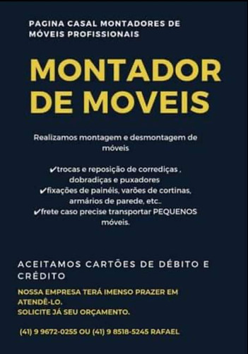 Imagem 1 de 1 de Montador De Móveis
