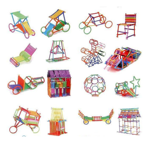 Children Stacking Game Toys Diy Splicing