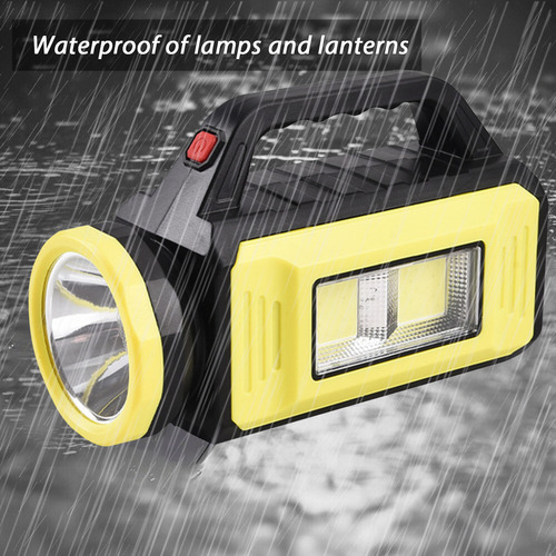 Lanterna De Holofote Portátil Recarregável Solar Q Supe 8343