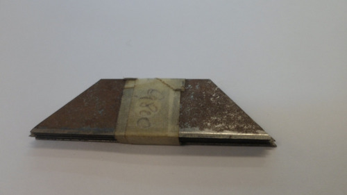 (oxido) (sueltas) 10 Hojas Repuesto Cutter Trapecio E4571