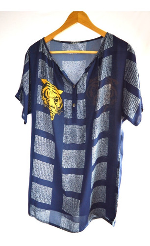 Camisola Tigre Azul