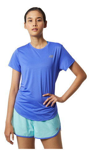 Remera New Balance De Dama - Accelerate Short S - Wt11220ara