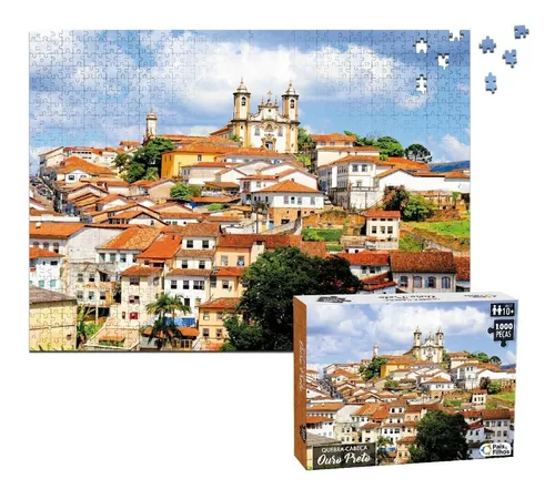 Quebra Cabeça Portugal Grande 1000 pçs 54x74 cm Puzzle Jogo