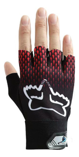 2 Pares De Guantes Transpirables Para Montar Con Medio Dedo