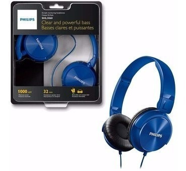 Audífono Dj Philips - Shl3060 -azul