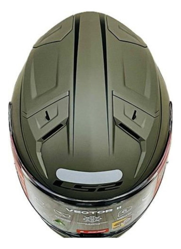 Capacete Ls2 Ff811 Vector 2 Tricomposto Monocolor Sand Bege