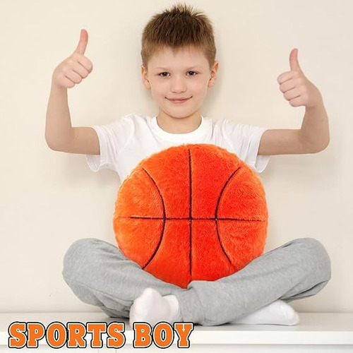 Jetec 2 Almohadas Deportivas Esponjosas Y Suaves Color Baloncesto