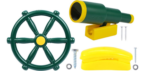 Juego De Barco Pirata Para Niños Con Telescopio Y Teléfono