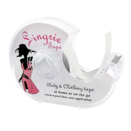 Imagen 1 de 9 de Cinta Adhesiva Bi Faz Para Ropa 1,6cm Y 0,8cm Les Loles