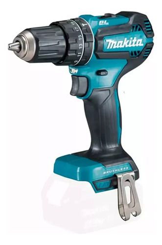 Parafusadeira Furadeira 18v Makita Dhp485 Com Bateria 3ah Azul-turquesa Voltagem : 18 Volts