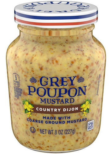 Grey Poupon Country Dijon Coarse Ground Mostaza 226 Grs.