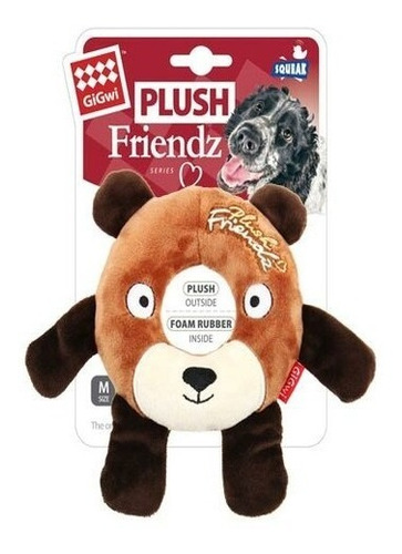 Juguete Para Perros Gigwi Plush Friendz Bear