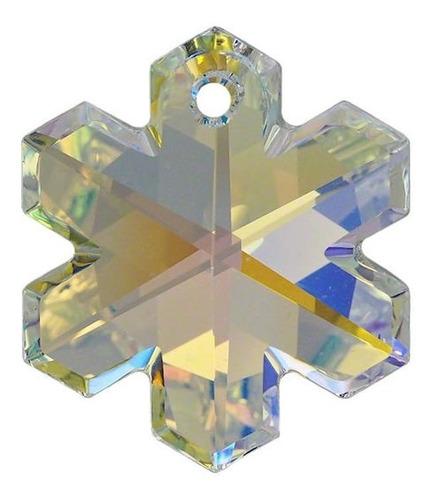 Cristal Swarovski Floco De Neve Aurora Boreal 2,0 Cm