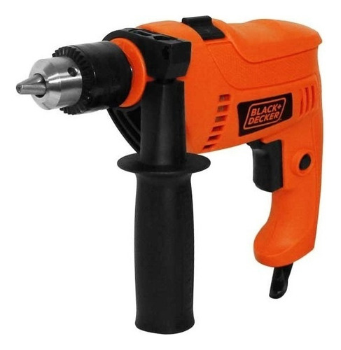 Taladro Percutor De 1/2 550w Black+decker (hd555-b3) Naranja 50 Hz/60 Hz