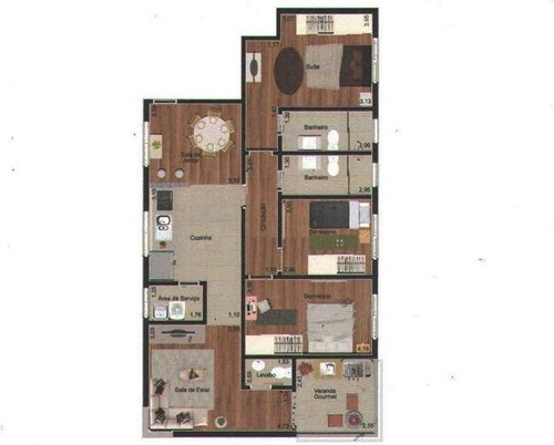 Imagem 16 de 16 de Apartamento Com 3 Dormitórios À Venda, 1759 M² Por R$ 415.000,00 - Centro - Poços De Caldas/mg - Ap1397