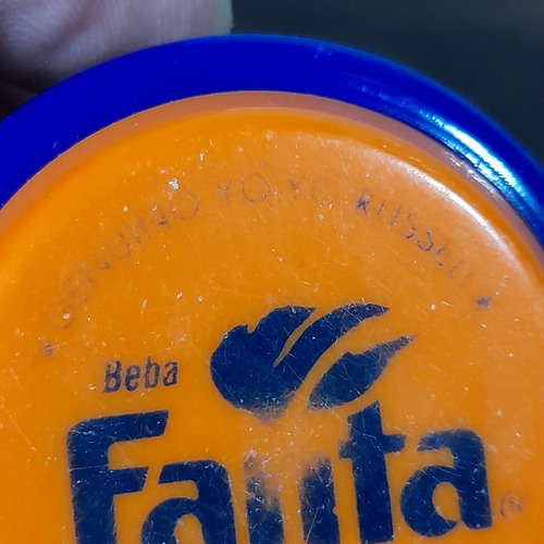 Yo Yo Russell Super Fanta Laranja E Azul Antigo Usado