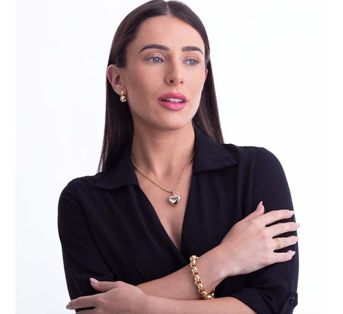 Gargantilha Portuguesa De 3.9mm Em Ouro 18k Com 70cm 70,0 Cm