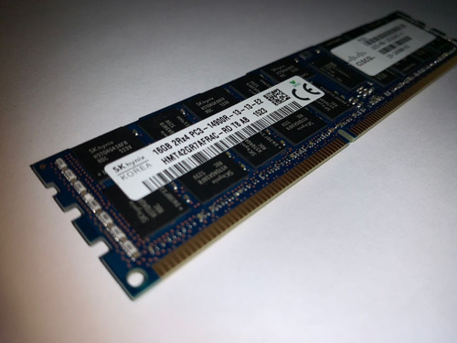 Imagen 2 de 5 de Memoria Ram 16 Gb Ddr3 1600 Mhz R Dimm *para Servidor*