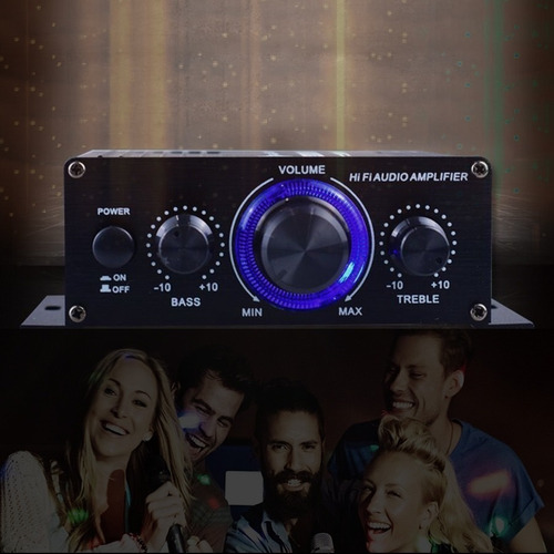 . Receptor De Audio Amplificado Ak170 De 12 V.