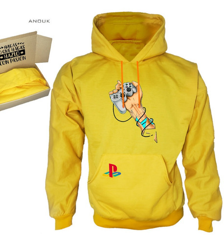Imagen 7 de 10 de Buzo Hoodie Personalizable Saco Play Station Gamer Unisex