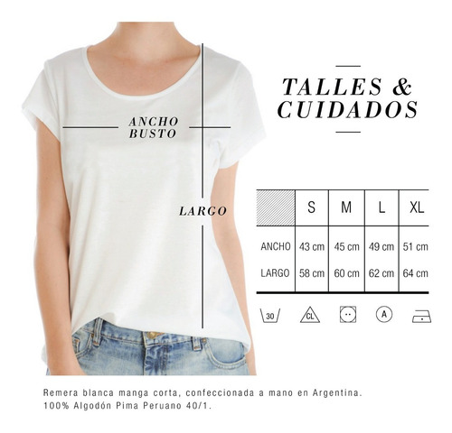 Remera De Mujer Algodón Pima Peruano 40/1