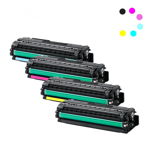 Kit 4 Toner Genéricos Compatibles Con 504s Clp-415 Clx-4195