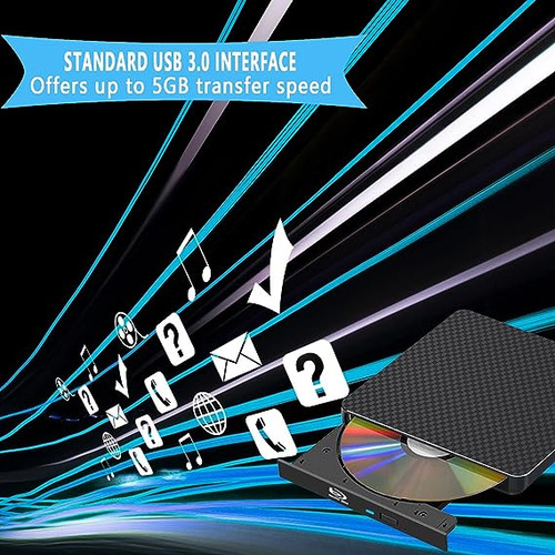 Unidad Blu Ray Externa Reproductor De Dvd/bd Lectura/escritu