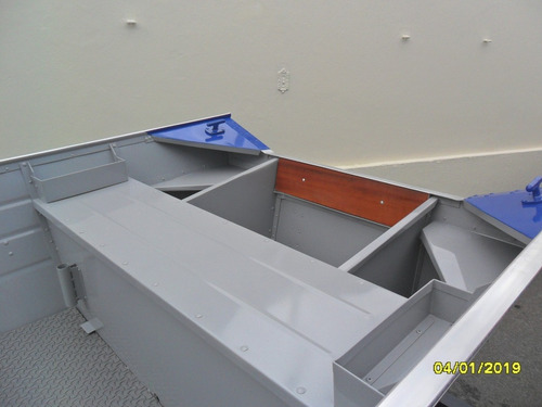 Barco Aluminio 6mts Borda Alta Ok...super Reforçado.