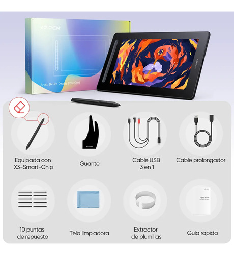 Tableta Digital Xp Pen Artist 10 Pen Display (2nd Gen)