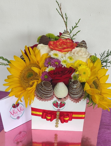 Imagen 10 de 10 de Arreglos Con Globos Cumpleaños Caja Sorpresa Bouquet Caracas