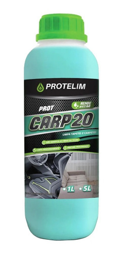 Limpa Carpete Tapetes Estofados Prot Carp-20 Protelim 1 L