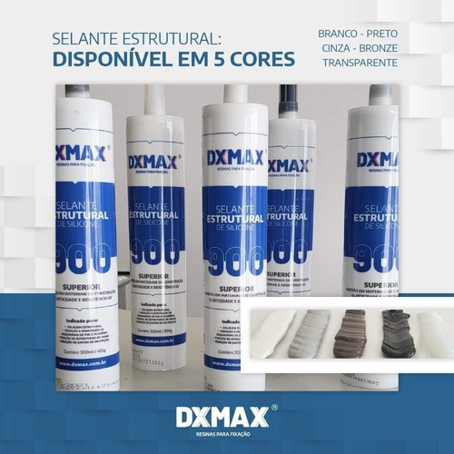 Imagem 1 de 2 de Silicone Estrutural Dx900 - 12uni - 300ml/410g