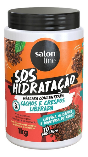 Salon Line Sos Hidratação Máscara Crespos E Cachos 1kg