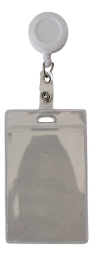 Porta Tarjeta / Credencial Vertical Yoyó Extensible X 50u.
