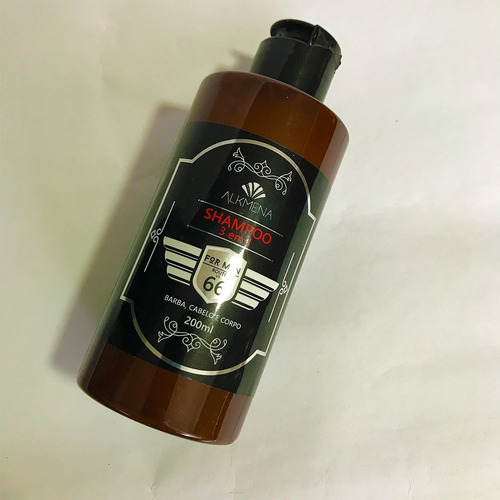 Shampoo Masculino 3x1, Barba, Cabelo E Corpo For Men