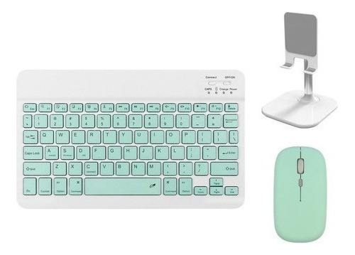 Teclado Y Ratón Inalámbricos Bluetooth Para iPad Ñ