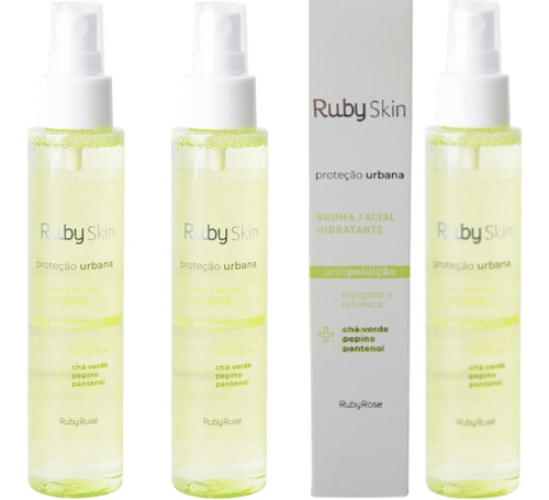 Imagem 6 de 10 de Combo Linha Facial Ruby Skin Proteção Urbana Ruby Rose