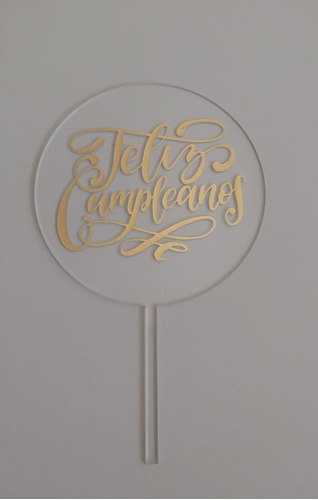 Topper Torta/pastel/cupcake 10cm Circunferencia