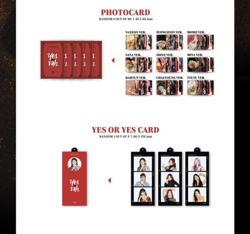 Twice Album Oficial Yes Or Yes Versión Negro