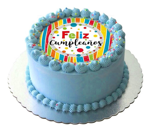 Láminas Comestibles Feliz Cumpleaños Para Tortas En Horas