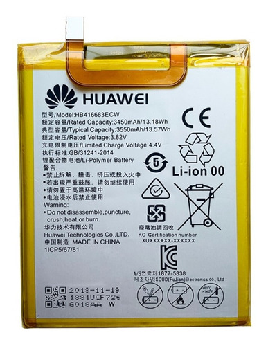 Batera Huawei Hb416683ecw Nexus 6p Original