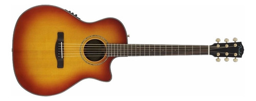 Violão Fender Ga-45sce C/ Case Cherry Burst + + Orientação Da Mão Direita