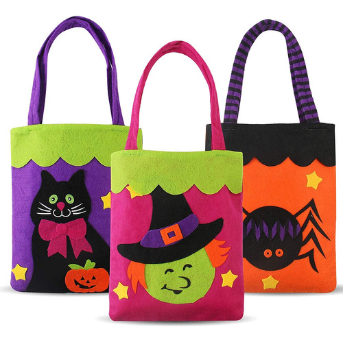 Seasons Stars Ssdecor Bolsas De Dulces De Halloween (3 Unid.