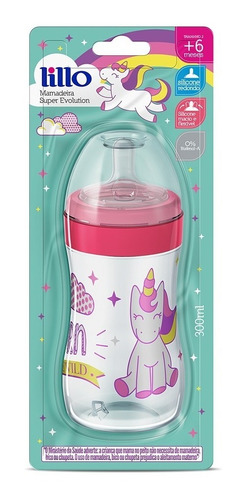 Mamadera Lillo Super Evolution Magia 300ml +6 Meses