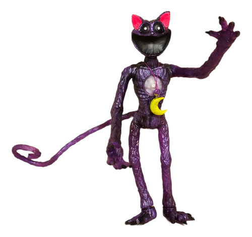 Figura Juguete Smiling Critters Gato Morado Cat Nap 