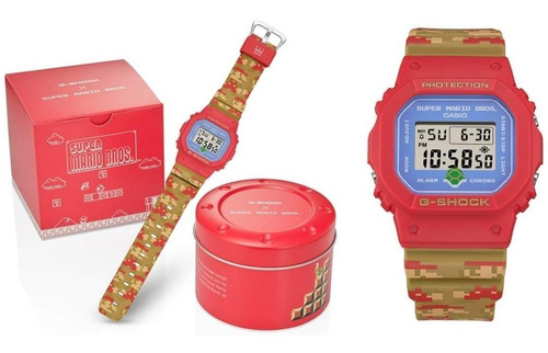 Reloj Gshock Dw5600smb Mario Bros Casio 