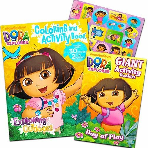 Dora La Coloring Book Set Explorer (2 Coloring Books).