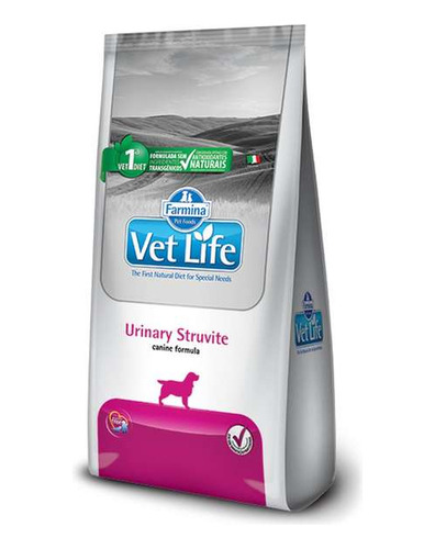 Ração Vet Life Natural Urinary Struvite Cães Adultos 10kg